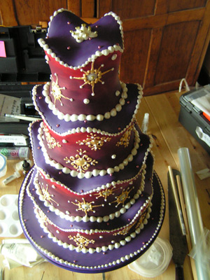 Medieval Splendour Cake - View from above